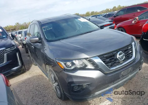 2017 Nissan Pathfinder S из США, поврежденный, VIN 5N1DR2MM1HC695126